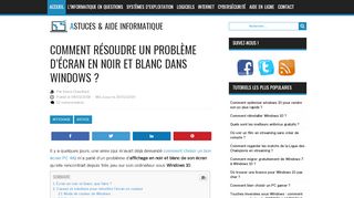 
                            12. [Résolu] Écran en noir et blanc (Windows 10, Windows 8, Windows 7...)