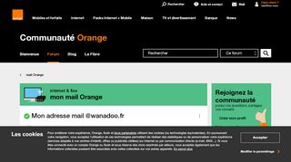 
                            3. Résolu : Mon adresse mail @wanadoo.fr - Communauté Orange
