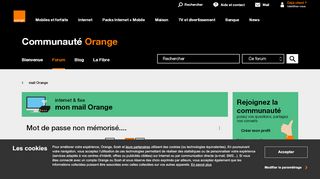 
                            8. Résolu : Mot de passe non mémorisé.... - Page 2 - Communauté Orange