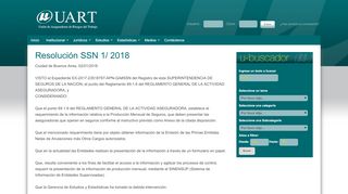 
                            6. Resolución SSN 1/ 2018 - .:: UART ::.