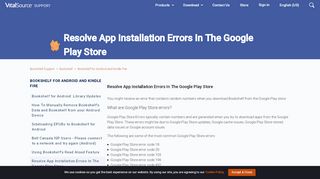 
                            11. Resolve app installation errors in Google Play Store – Bookshelf Support