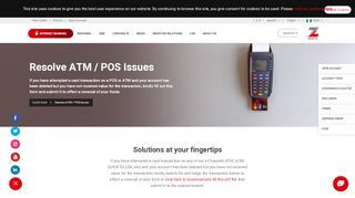 
                            5. Resolve ATM / POS Issues - Zenith Bank Plc