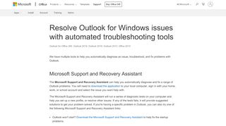 
                            5. Resolve Outlook for Windows issues with automated ... - ...