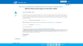 
                            1. [RESOLVED] Cannot login to Intel XDK v3900 - Intel® Developer Zone
