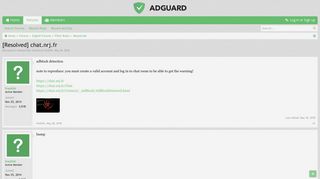 
                            9. [Resolved] chat.nrj.fr | AdGuard Forum