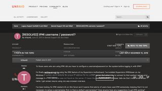 
                            9. [RESOLVED] IPMI username / password? - General Support (V5 and ...