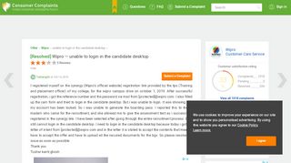 
                            9. [Resolved] Wipro — unable to login in the candidate desktop