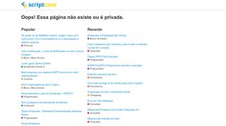 
                            5. [RESOLVIDO] Passar Usuário e Senha x Site Terceiro - ScriptCase Forum