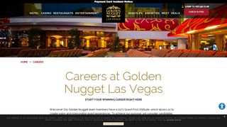 
                            5. Resort Careers & Casino Careers | Golden Nugget Las Vegas