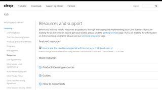 
                            7. Resources and Support - Citrix