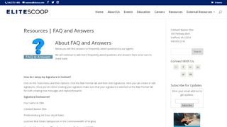 
                            12. Resources | FAQ and Answers | Coldwell Banker Elite - EliteScoop