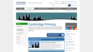 
                            8. Resources for Cambridge Primary - Oxford University Press