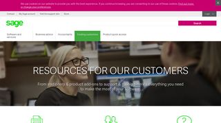 
                            4. Resources for our customers | Sage Ireland