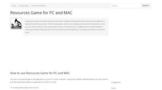 
                            6. Resources Game for PC and MAC