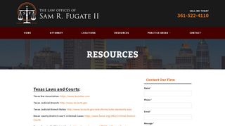 
                            10. Resources | Sam Fugate Law
