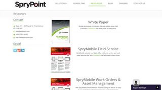 
                            6. Resources - SpryPoint | Smart Solutions for Smart Utilities