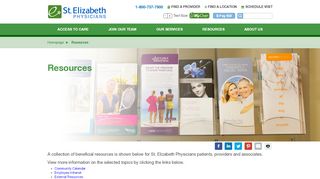 
                            6. Resources - St. Elizabeth Physicians -