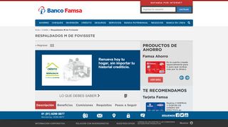 
                            2. respaldados m de fovissste - Banco Famsa