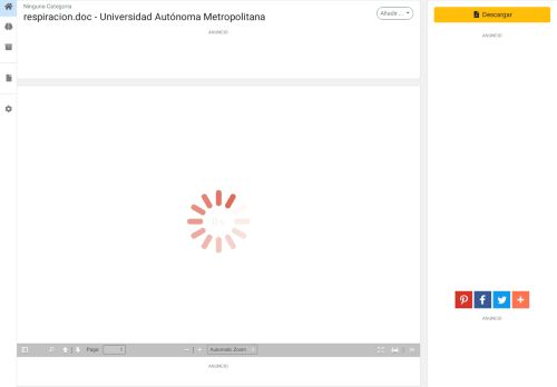 
                            13. respiracion.doc - Universidad Autónoma Metropolitana - studylib.es