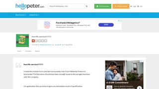 
                            2. [Responded] horrific service!!!!!!! | Makanda Finance on Hellopeter.com