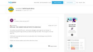 
                            11. [Responded] MTN mail - YOU CANNOT EVEN GET INTO IT!! LOGIN ...
