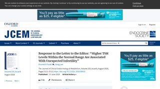 
                            5. Response to the Letter to the Editor:“Higher TSH Levels Within the ...