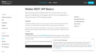 
                            12. REST API - Basics | Cisco Webex for Developers