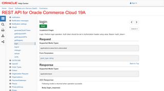 
                            6. REST API for Oracle Commerce Cloud 18D - login - Oracle Docs