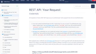 
                            13. REST API: Your Request - Twilio