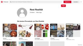 
                            7. Rest Realität (marcohuenecke) auf Pinterest