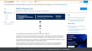 
                            9. REST Shopping cart - Stack Overflow