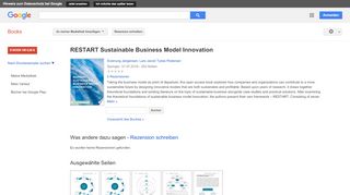 
                            13. RESTART Sustainable Business Model Innovation - Google Books-Ergebnisseite