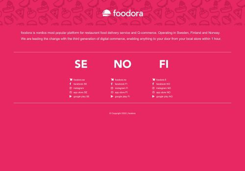
                            3. Restaurant | Foodora | Sign up