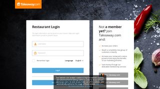 
                            1. Restaurant Login - Takeaway.com
