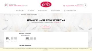 
                            11. Restaurant NEMOURS - AIRE DE DARVAULT A6 - Sur place, à ...