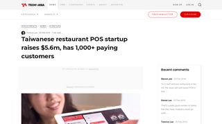 
                            12. Restaurant POS system iChef has 1,000+ paying customers