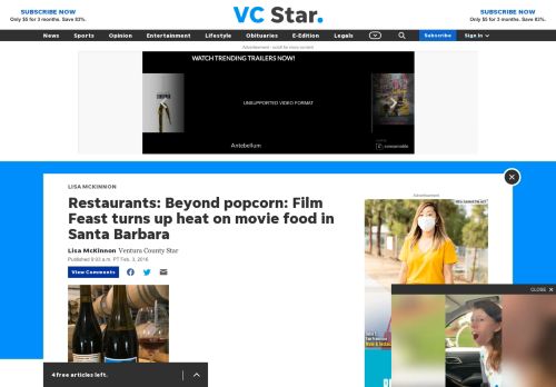 
                            12. Restaurants: Beyond popcorn: Film Feast turns up heat on movie food ...