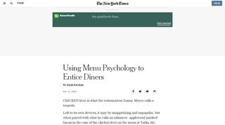 
                            6. Restaurants Use Menu Psychology to Entice Diners - The New York ...