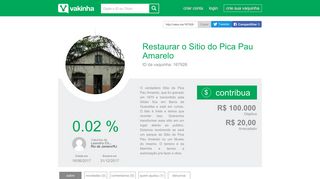 
                            11. Restaurar o Sitio do Pica Pau Amarelo - Vaquinhas online | Vakinha ...