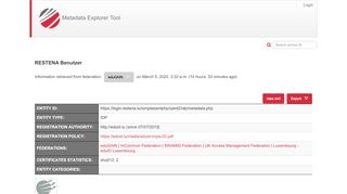 
                            9. RESTENA Benutzer - Metadata Explorer Tool