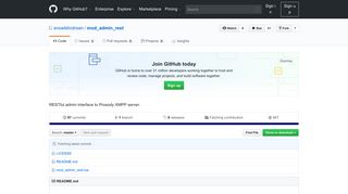
                            11. RESTful admin interface to Prosody XMPP server. - GitHub