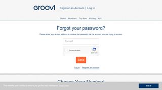
                            3. Restore Password - Groovl