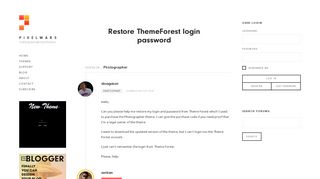 
                            5. Restore ThemeForest login password – Pixelwars