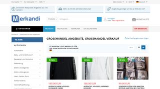 
                            4. Restposten, Großhandel Angebote, Sonderposten ... - merkandi.de