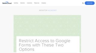 
                            7. Restrict Access to Google Forms with These Two Options - BetterCloud