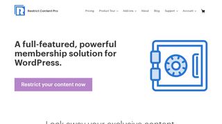 
                            10. Restrict Content Pro: Membership Plugin for WordPress