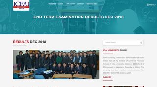 
                            10. Result Dec 2018 | The ICFAI University Sikkim | Full-time Campus ...