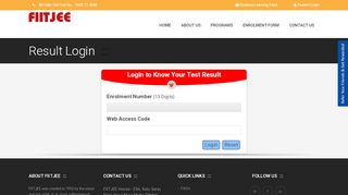 
                            3. Result Login - fiitjee-distancelearning.com