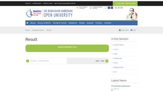 
                            7. Result | Students Corner | Dr. Babasaheb Ambedkar Open ... - Baou