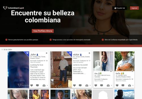 
                            3. Resultados de la búsqueda - ColombianCupid.com